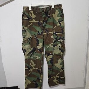 Saftbak Pants Men 38 Cargo Military Camouflage Hunting Outdoor Vintage Adult B17